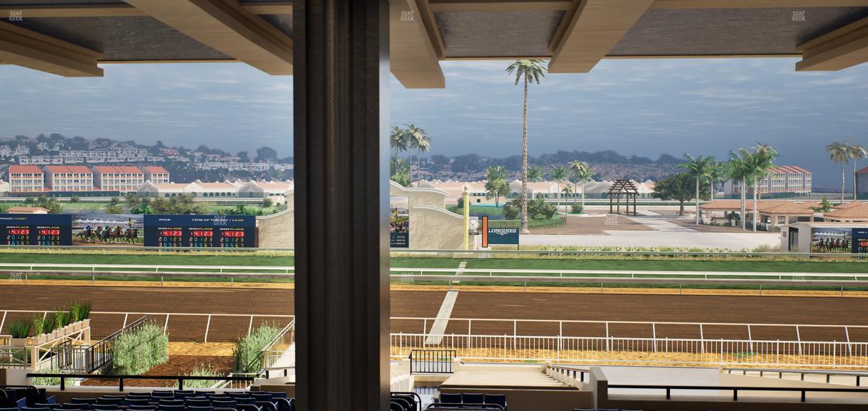 Del Mar Thoroughbred Club - Section Clubhouse Seat Lvl 3 Sec 10 Seat View