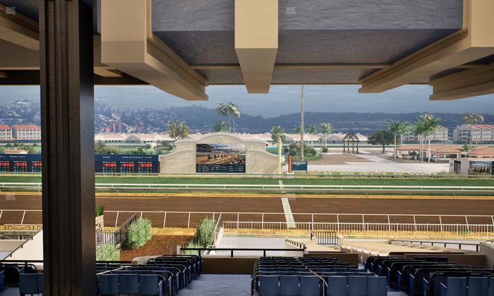 Del Mar Thoroughbred Club - Section Clubhouse Seat Lvl 3 Sec 11 Seat View