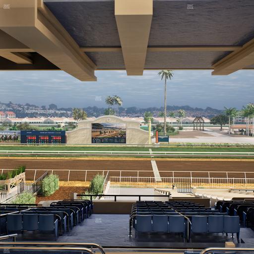 Del Mar Thoroughbred Club - Section Clubhouse Seat Lvl 3 Sec 11 Seat View