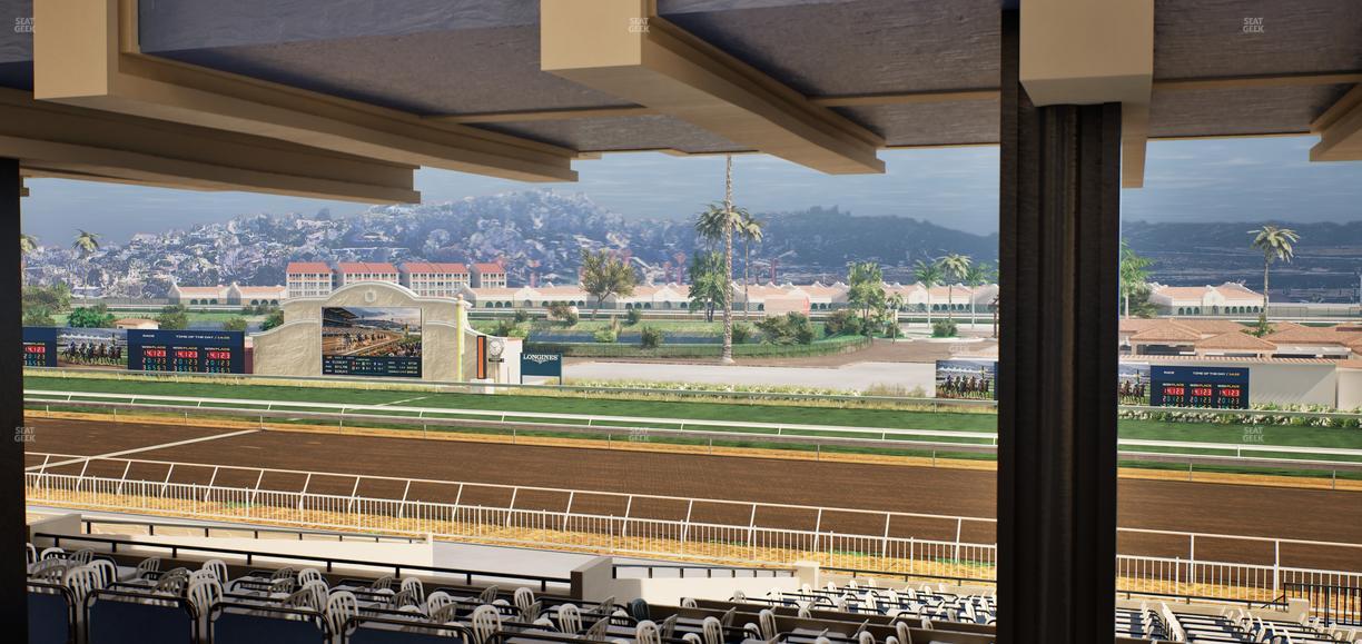 Del Mar Thoroughbred Club - Section Clubhouse Seat Lvl 3 Sec 4 Seat View