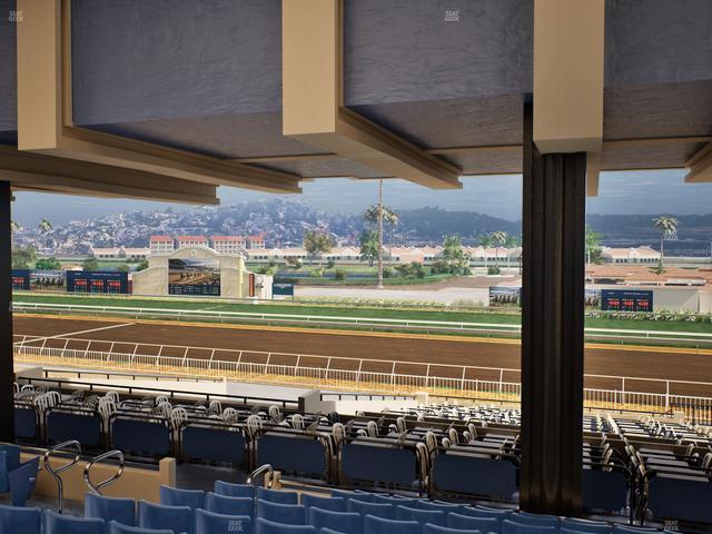 Del Mar Thoroughbred Club - Section Clubhouse Seat Lvl 3 Sec 4 Seat View