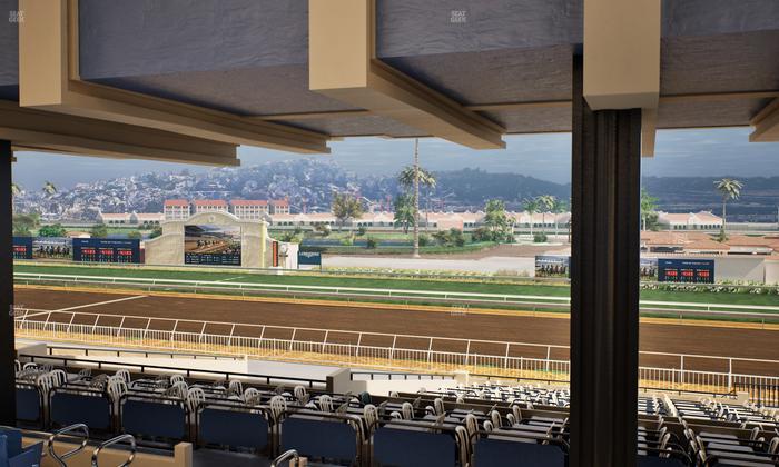 Del Mar Thoroughbred Club - Section Clubhouse Seat Lvl 3 Sec 4 Seat View