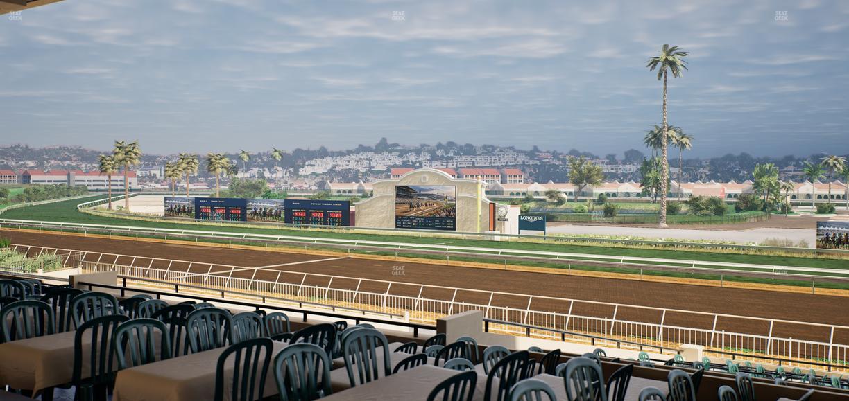 Del Mar Thoroughbred Club - Section Clubhouse Seat Lvl 3 Sec 4 Seat View