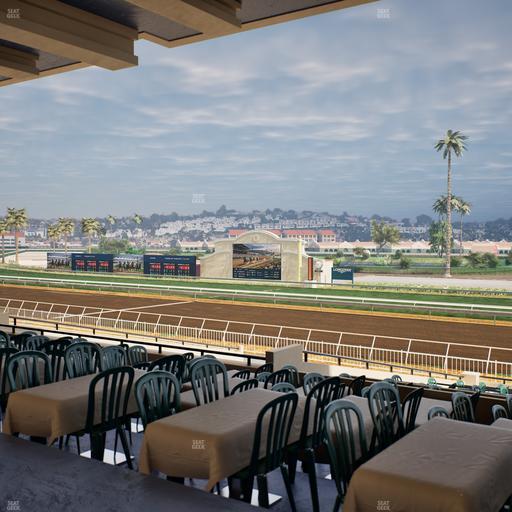 Del Mar Thoroughbred Club - Section Clubhouse Seat Lvl 3 Sec 4 Seat View