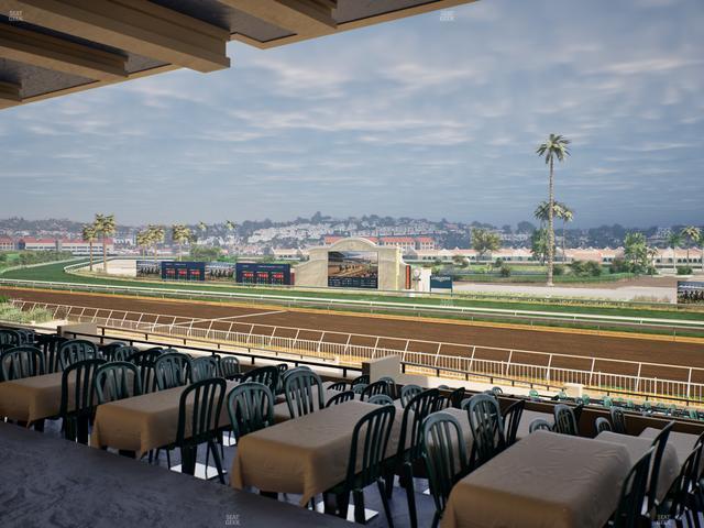 Del Mar Thoroughbred Club - Section Clubhouse Seat Lvl 3 Sec 4 Seat View