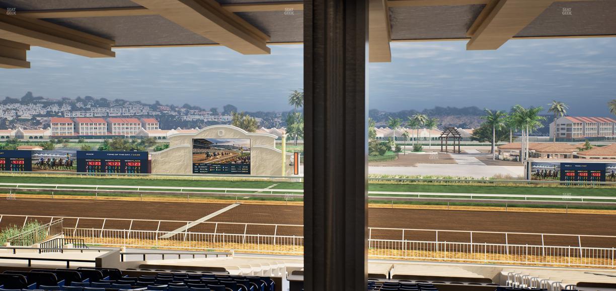 Del Mar Thoroughbred Club - Section Clubhouse Seat Lvl 3 Sec 8 Seat View
