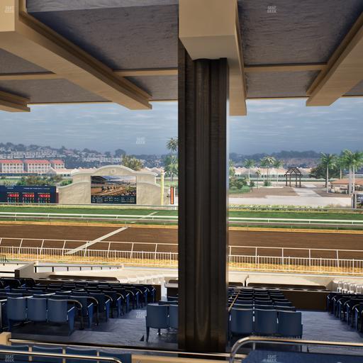 Del Mar Thoroughbred Club - Section Clubhouse Seat Lvl 3 Sec 8 Seat View