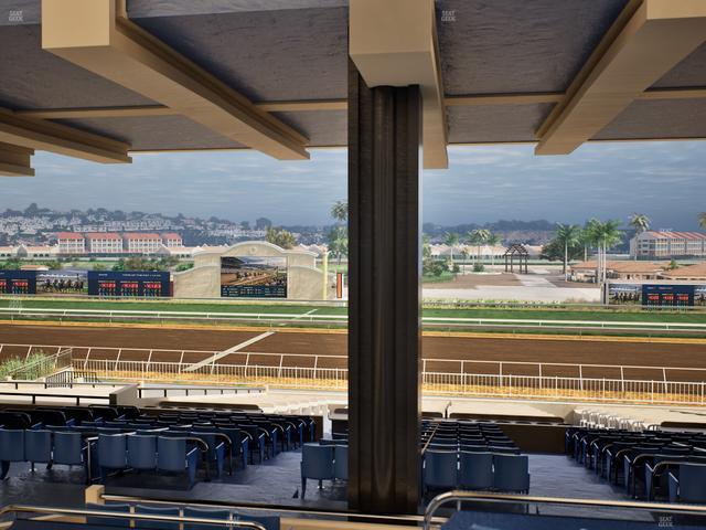 Del Mar Thoroughbred Club - Section Clubhouse Seat Lvl 3 Sec 8 Seat View