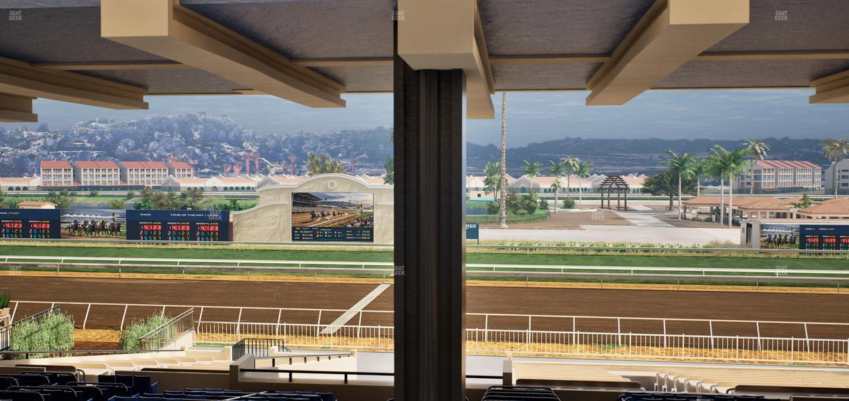 Del Mar Thoroughbred Club - Section Clubhouse Seat Lvl 3 Sec 9 Seat View