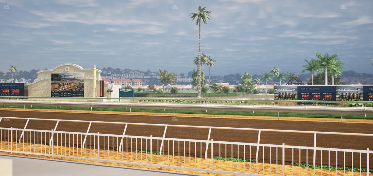 Del Mar Thoroughbred Club - Section Clubhouse Terrace Lvl 2 Tbl 107 Seat View