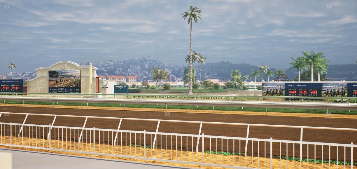 Del Mar Thoroughbred Club - Section Clubhouse Terrace Lvl 2 Tbl 107 Seat View