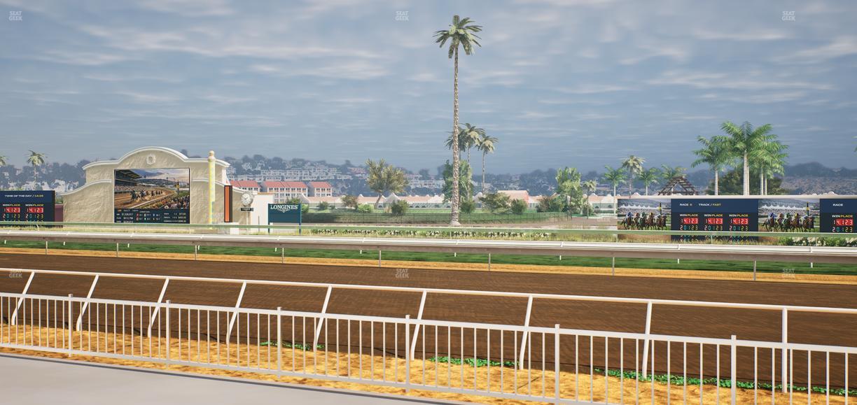 Del Mar Thoroughbred Club - Section Clubhouse Terrace Lvl 2 Tbl 108 Seat View