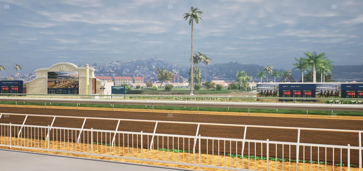 Del Mar Thoroughbred Club - Section Clubhouse Terrace Lvl 2 Tbl 109 Seat View