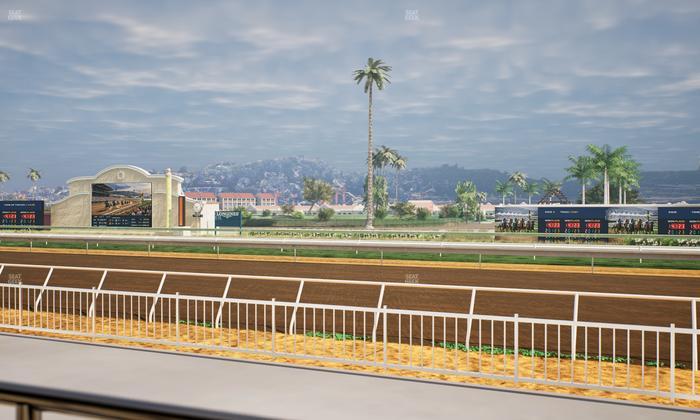 Del Mar Thoroughbred Club - Section Clubhouse Terrace Lvl 2 Tbl 109 Seat View