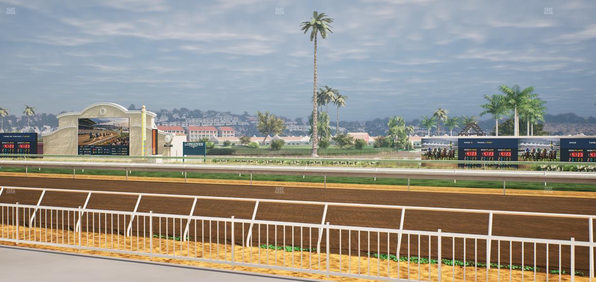 Del Mar Thoroughbred Club - Section Clubhouse Terrace Lvl 2 Tbl 109 Seat View