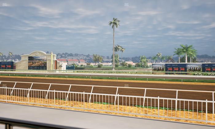 Del Mar Thoroughbred Club - Section Clubhouse Terrace Lvl 2 Tbl 109 Seat View