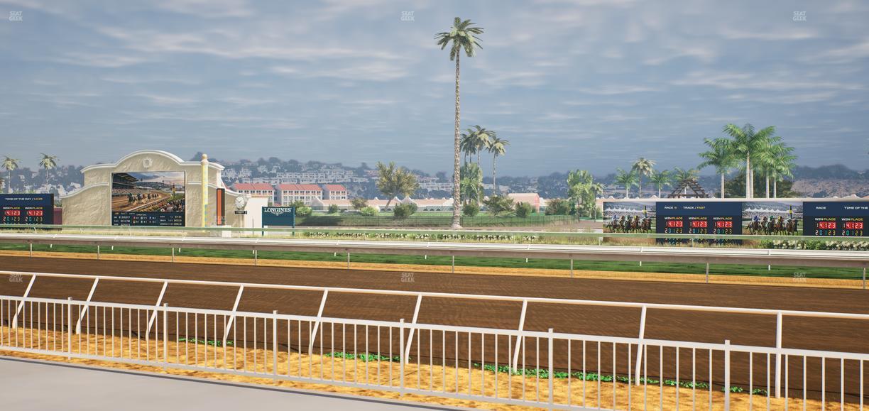 Del Mar Thoroughbred Club - Section Clubhouse Terrace Lvl 2 Tbl 110 Seat View