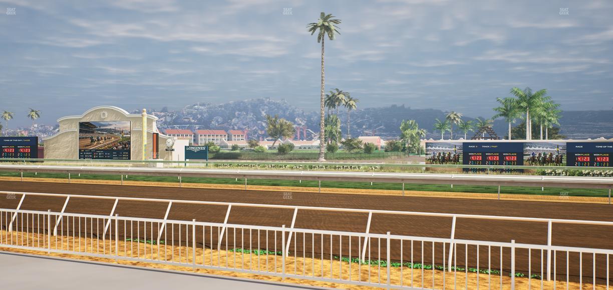 Del Mar Thoroughbred Club - Section Clubhouse Terrace Lvl 2 Tbl 110 Seat View