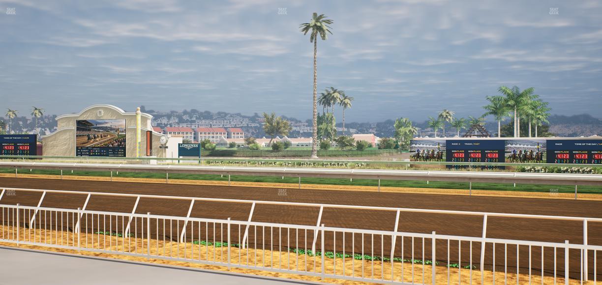 Del Mar Thoroughbred Club - Section Clubhouse Terrace Lvl 2 Tbl 111 Seat View