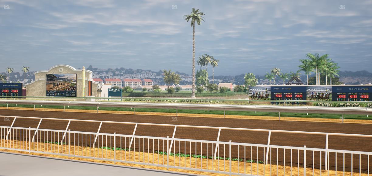 Del Mar Thoroughbred Club - Section Clubhouse Terrace Lvl 2 Tbl 112 Seat View