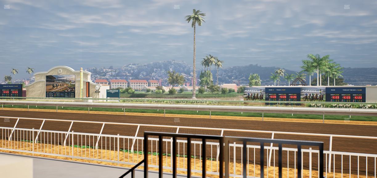 Del Mar Thoroughbred Club - Section Clubhouse Terrace Lvl 2 Tbl 113 Seat View