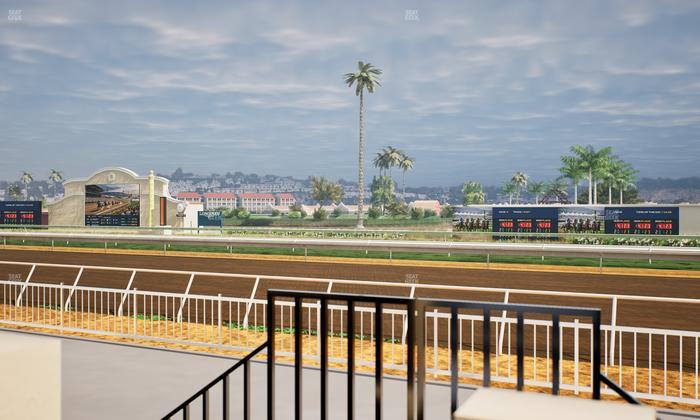 Del Mar Thoroughbred Club - Section Clubhouse Terrace Lvl 2 Tbl 113 Seat View
