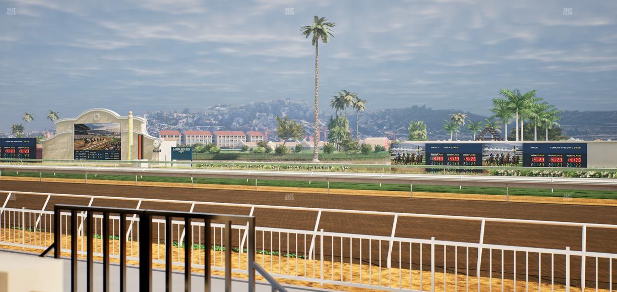 Del Mar Thoroughbred Club - Section Clubhouse Terrace Lvl 2 Tbl 114 Seat View