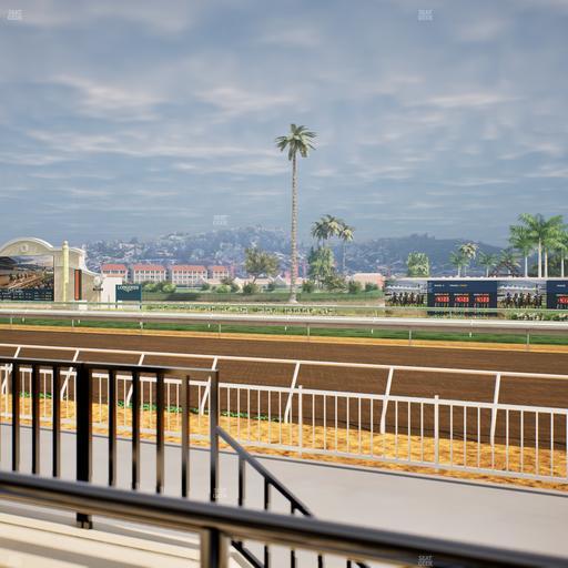 Del Mar Thoroughbred Club - Section Clubhouse Terrace Lvl 2 Tbl 114 Seat View