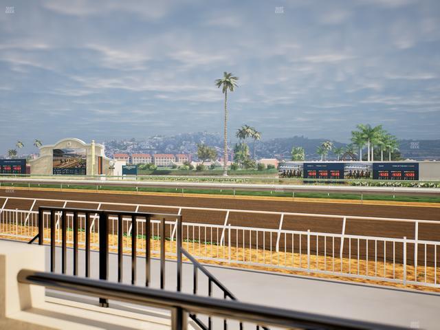 Del Mar Thoroughbred Club - Section Clubhouse Terrace Lvl 2 Tbl 114 Seat View