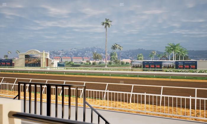 Del Mar Thoroughbred Club - Section Clubhouse Terrace Lvl 2 Tbl 114 Seat View