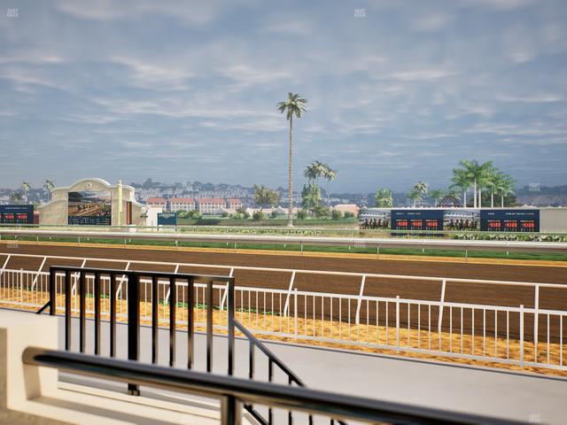 Del Mar Thoroughbred Club - Section Clubhouse Terrace Lvl 2 Tbl 114 Seat View