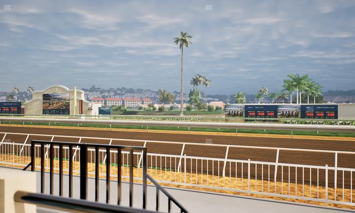 Del Mar Thoroughbred Club - Section Clubhouse Terrace Lvl 2 Tbl 114 Seat View