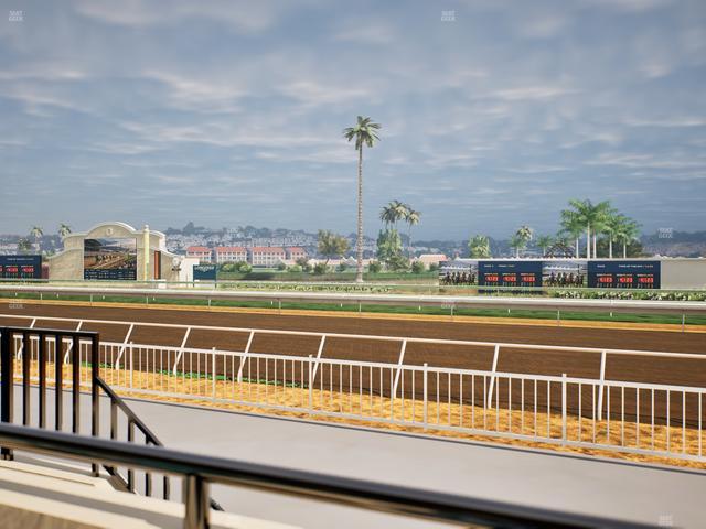 Del Mar Thoroughbred Club - Section Clubhouse Terrace Lvl 2 Tbl 115 Seat View