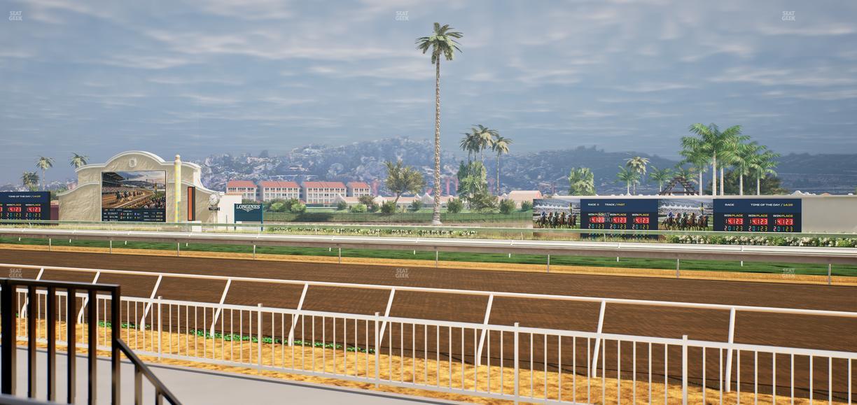 Del Mar Thoroughbred Club - Section Clubhouse Terrace Lvl 2 Tbl 115 Seat View