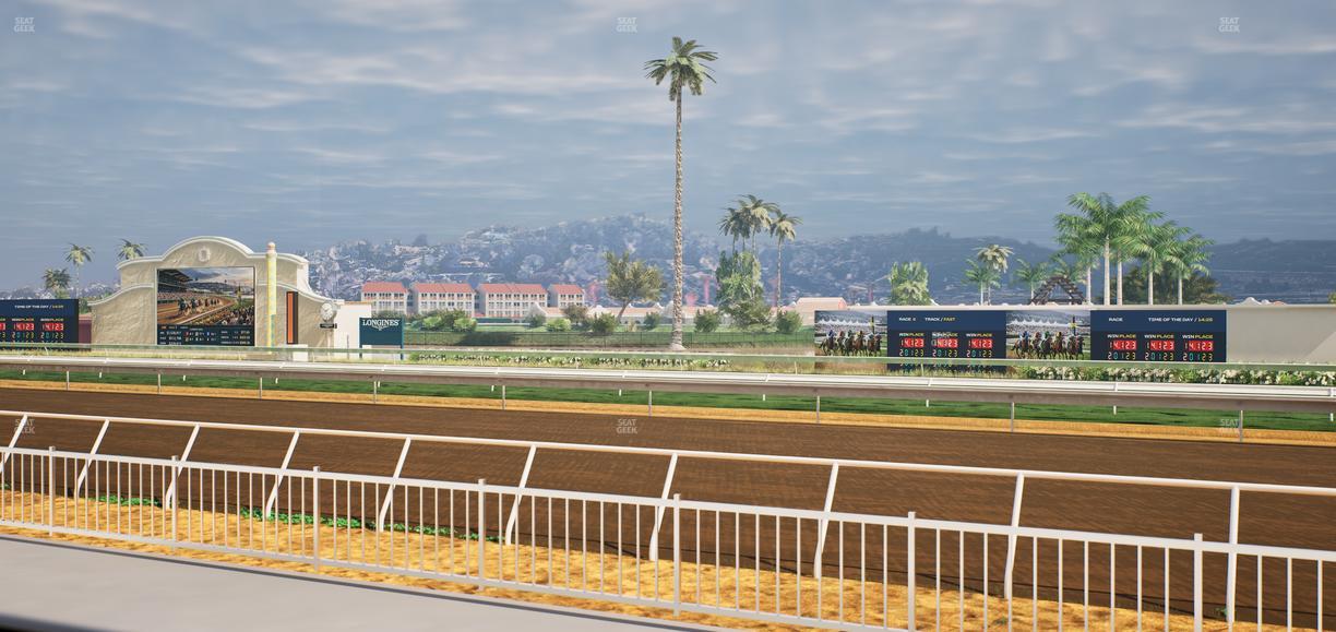 Del Mar Thoroughbred Club - Section Clubhouse Terrace Lvl 2 Tbl 116 Seat View