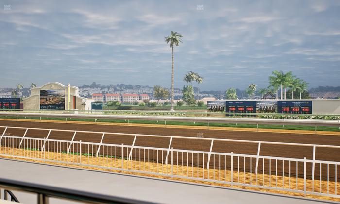 Del Mar Thoroughbred Club - Section Clubhouse Terrace Lvl 2 Tbl 116 Seat View