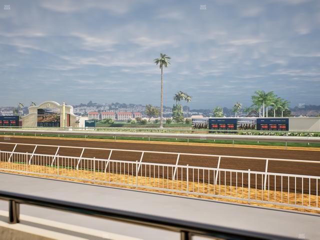 Del Mar Thoroughbred Club - Section Clubhouse Terrace Lvl 2 Tbl 117 Seat View