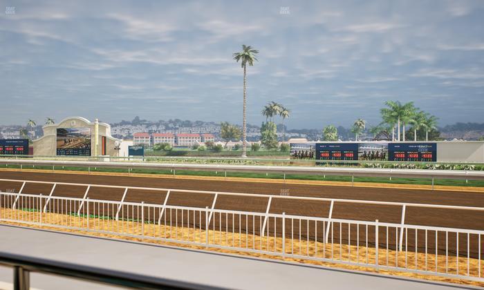 Del Mar Thoroughbred Club - Section Clubhouse Terrace Lvl 2 Tbl 117 Seat View