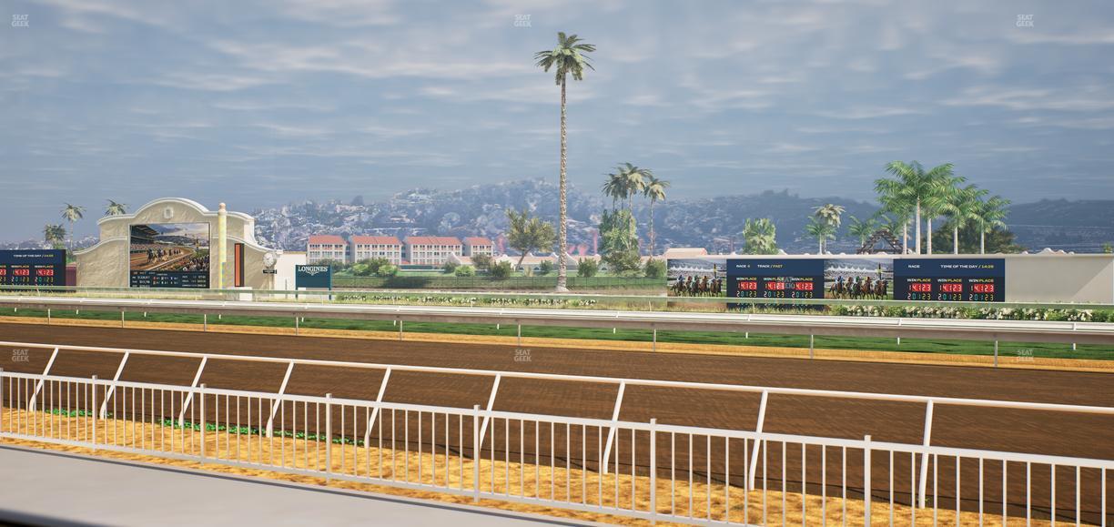 Del Mar Thoroughbred Club - Section Clubhouse Terrace Lvl 2 Tbl 117 Seat View