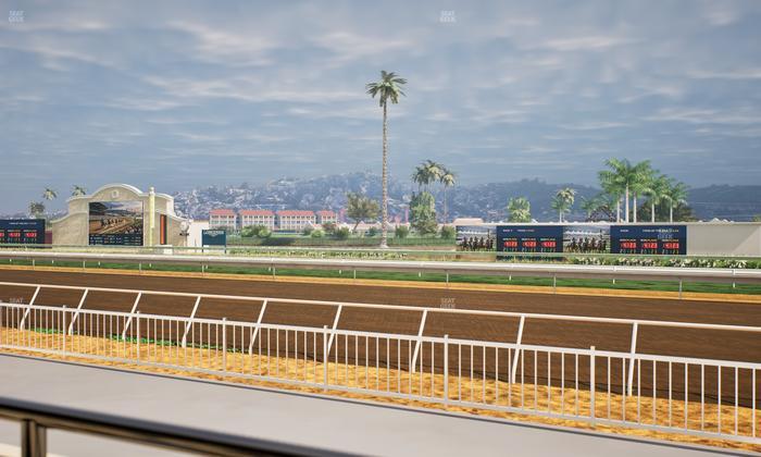 Del Mar Thoroughbred Club - Section Clubhouse Terrace Lvl 2 Tbl 117 Seat View