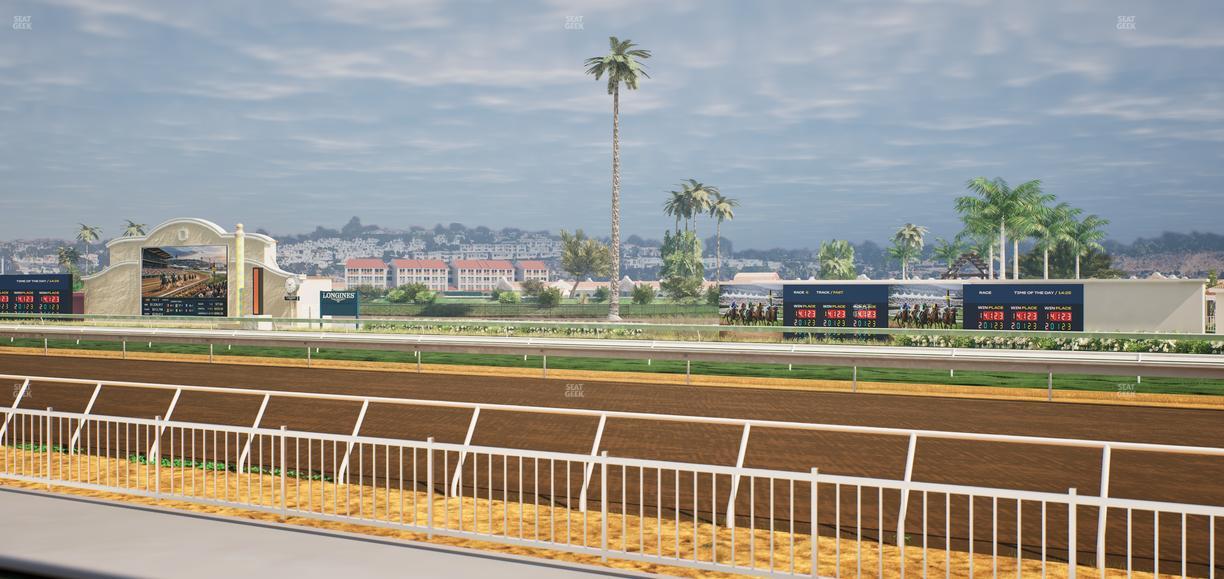 Del Mar Thoroughbred Club - Section Clubhouse Terrace Lvl 2 Tbl 118 Seat View