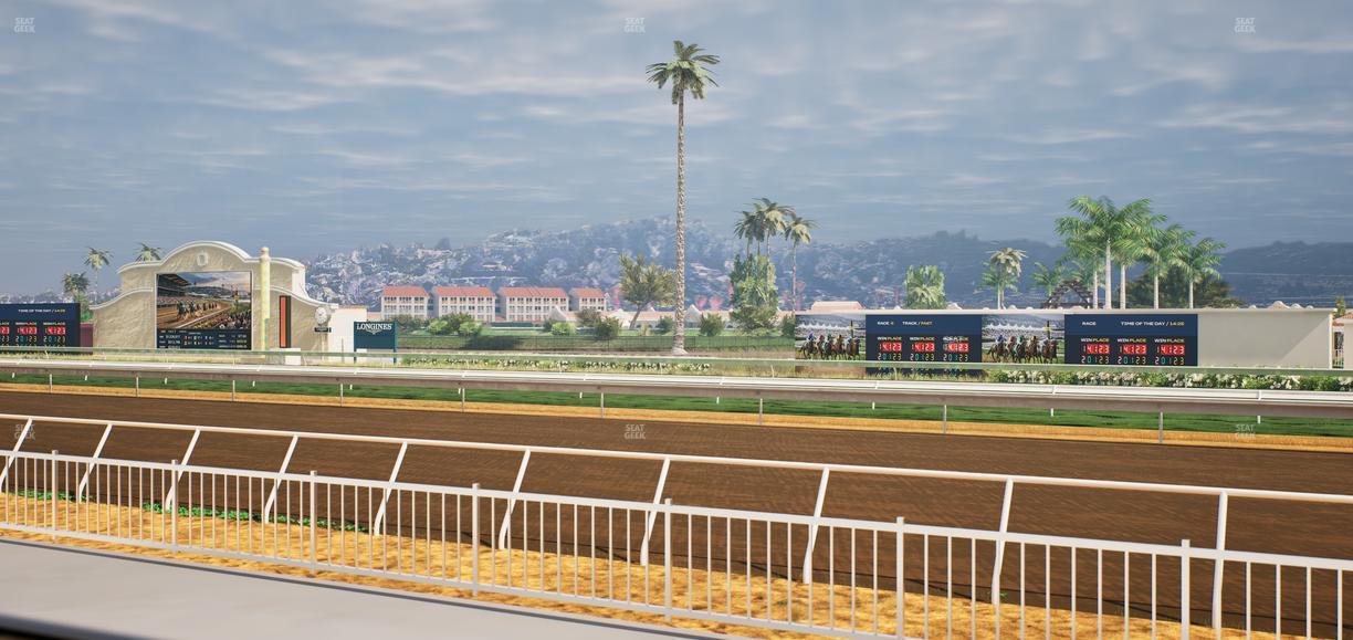 Del Mar Thoroughbred Club - Section Clubhouse Terrace Lvl 2 Tbl 118 Seat View