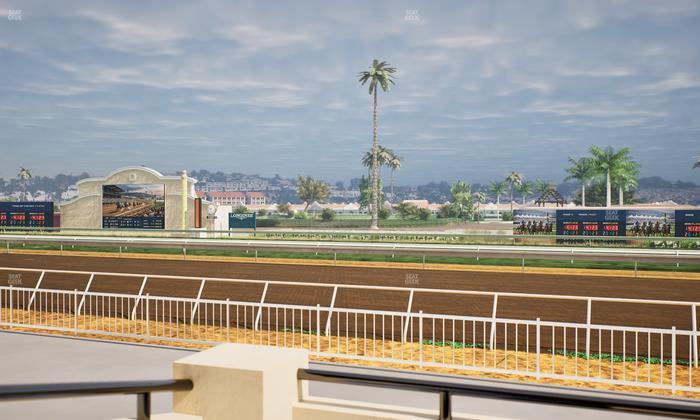 Del Mar Thoroughbred Club - Section Clubhouse Terrace Lvl 2 Tbl 127 Seat View