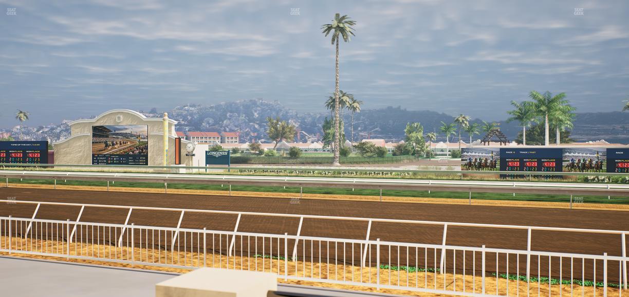 Del Mar Thoroughbred Club - Section Clubhouse Terrace Lvl 2 Tbl 127 Seat View