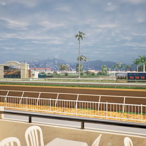 Del Mar Thoroughbred Club - Section Clubhouse Terrace Lvl 2 Tbl 128 Seat View