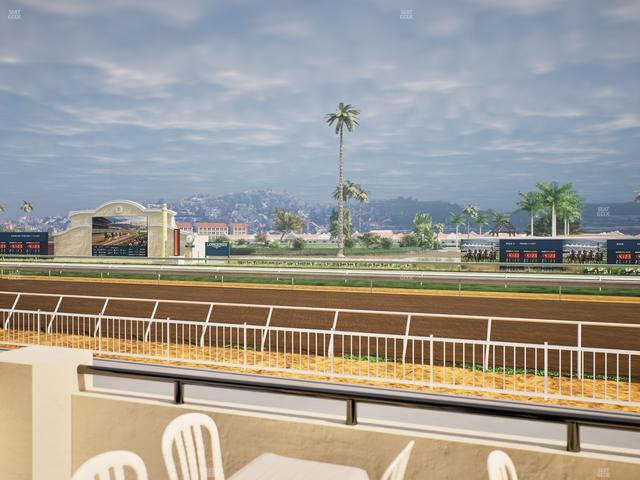 Del Mar Thoroughbred Club - Section Clubhouse Terrace Lvl 2 Tbl 128 Seat View