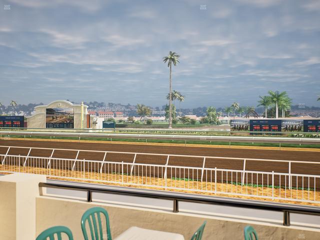 Del Mar Thoroughbred Club - Section Clubhouse Terrace Lvl 2 Tbl 128 Seat View