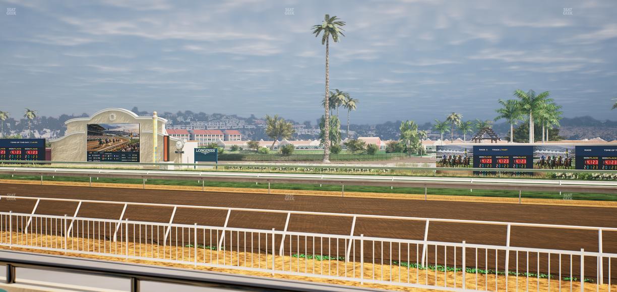 Del Mar Thoroughbred Club - Section Clubhouse Terrace Lvl 2 Tbl 129 Seat View
