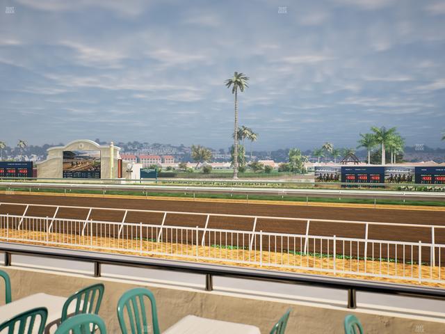 Del Mar Thoroughbred Club - Section Clubhouse Terrace Lvl 2 Tbl 129 Seat View
