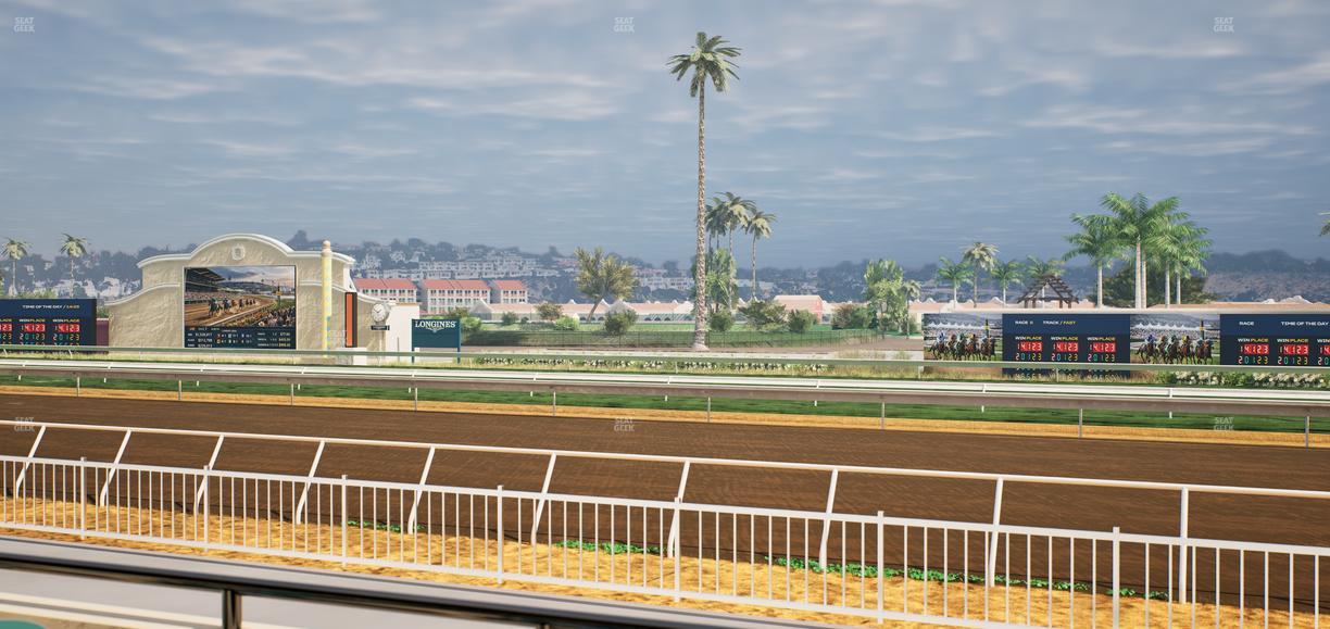 Del Mar Thoroughbred Club - Section Clubhouse Terrace Lvl 2 Tbl 130 Seat View